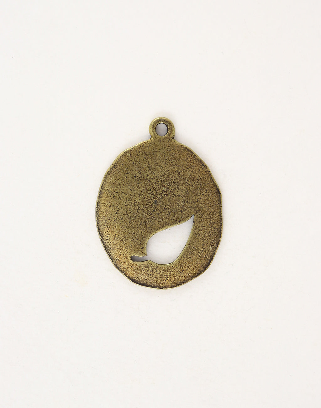 PT121-270 bronze leaf charm pendant