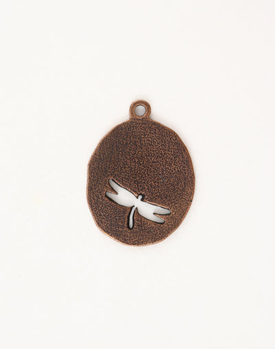 Oval Dragonfly, 36x26mm, (1pc)