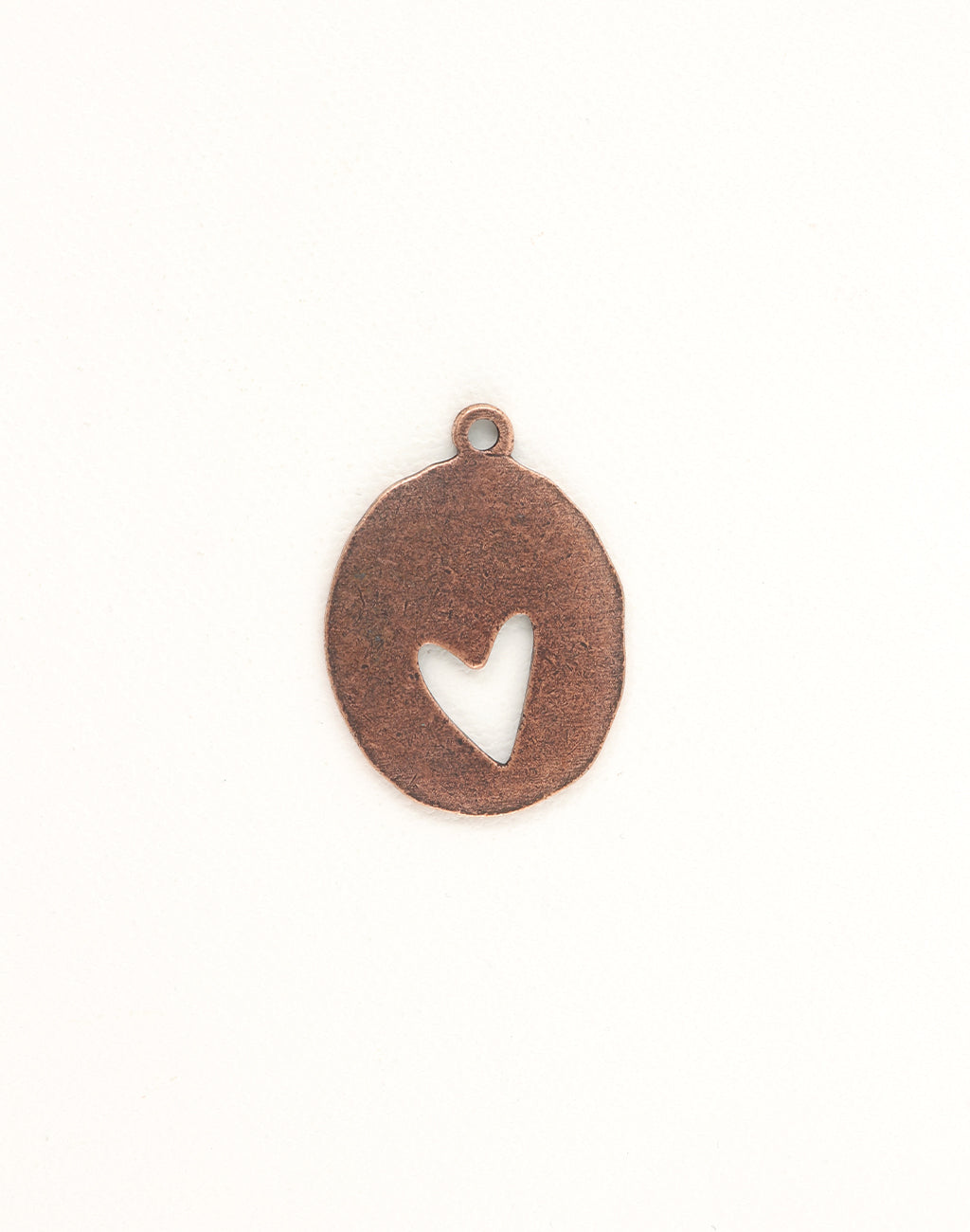 PT123-CP Copper Heart Charm