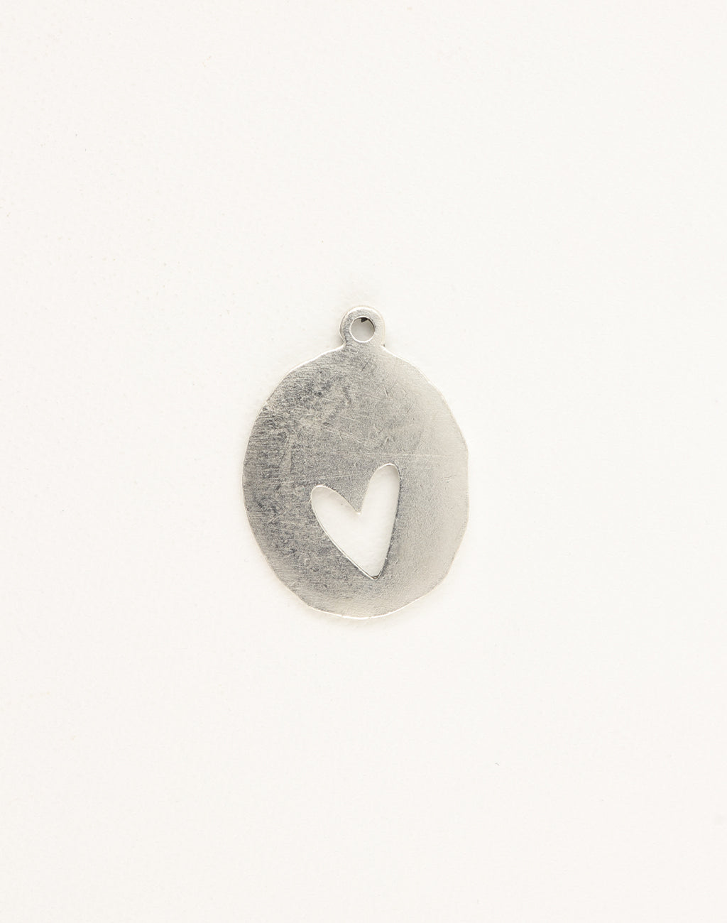 Organic Oval Heart Blank, 36x26mm, (1pc)