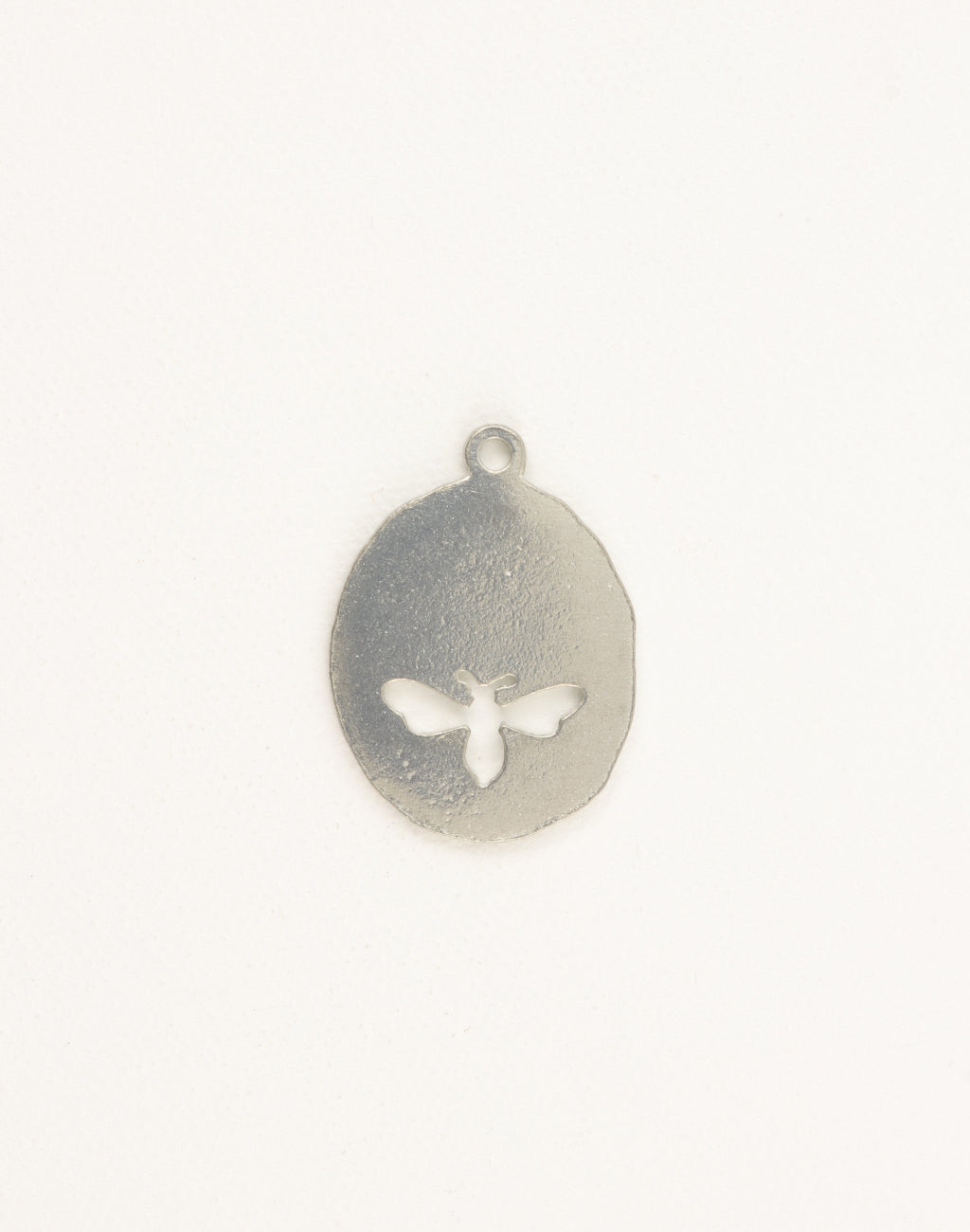 Organic Oval Bee Blank, 36x26mm, (1pc)