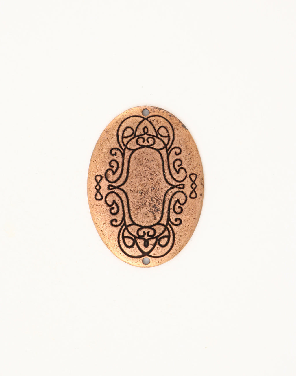 Scrolled Oval, 36x26mm, (1pc)