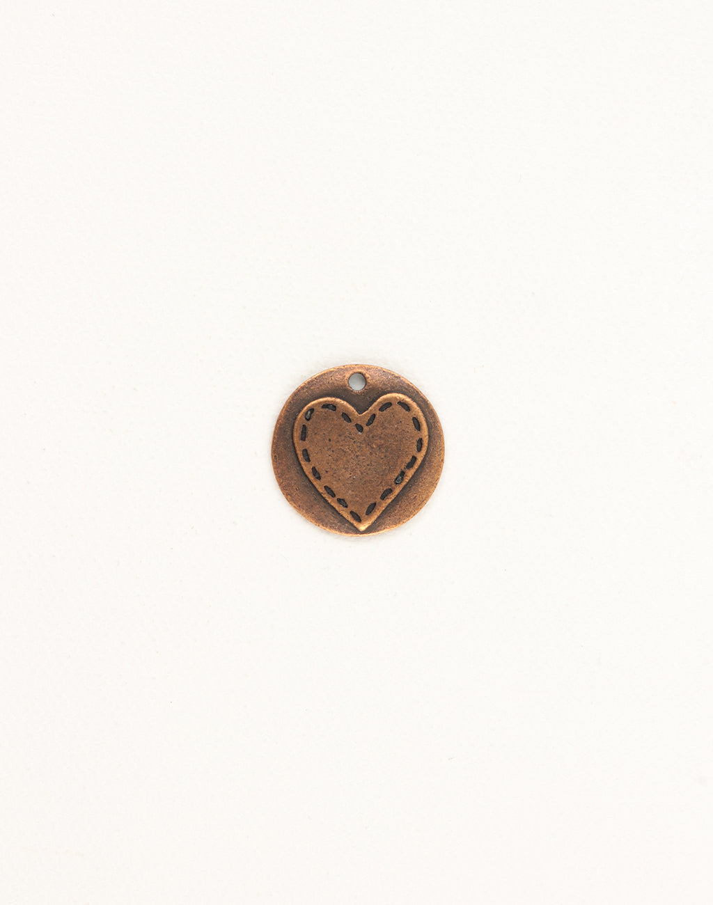 Stitched Heart Blank, 20mm, (1pc)