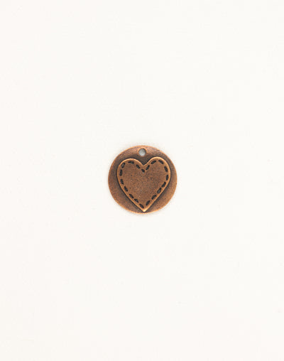 PT148-CP Copper Heart Charm