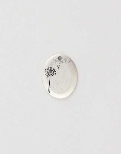 Oval Dandelion, 25x20mm, (1pc)