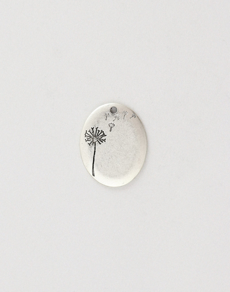 Oval Dandelion, 25x20mm, (1pc)