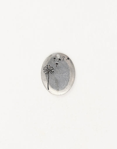 Oval Dandelion, 25x20mm, (1pc)