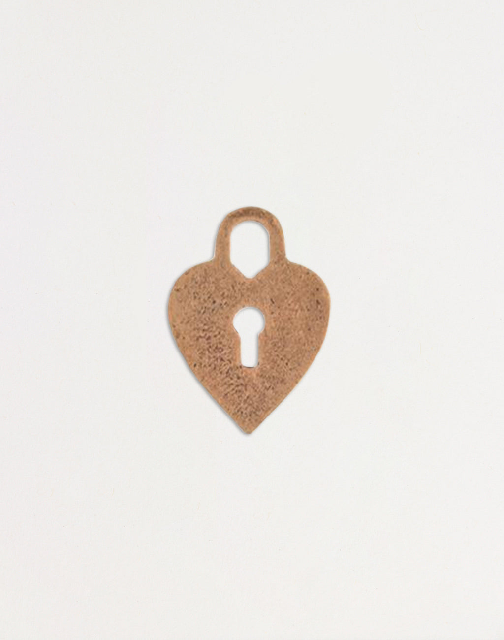 Heart-shaped lock charm, PT157-170