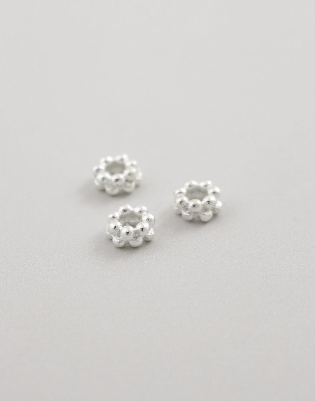 Dotted Spacer, 8mm, (3pcs)