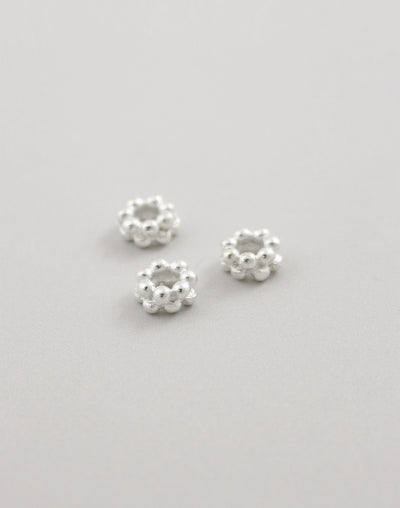 Dotted Spacer, 8mm, (3pcs)