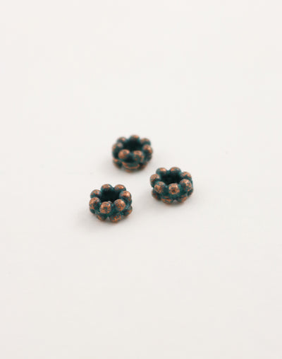 Dotted Spacer, 8mm, (3pcs)