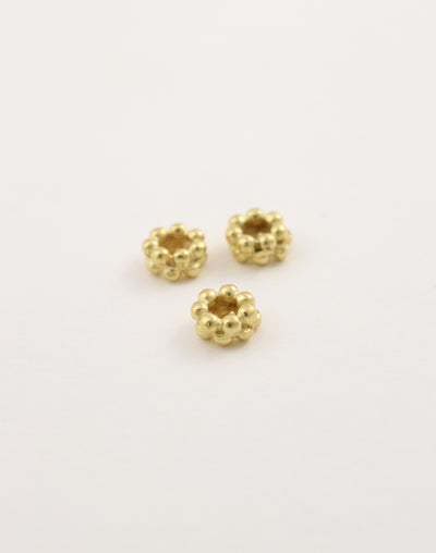 Dotted Spacer, 8mm, (3pcs)