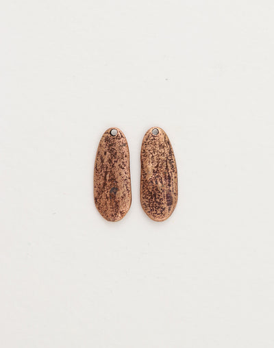 Organic Oval, 22x10mm, (2pc)