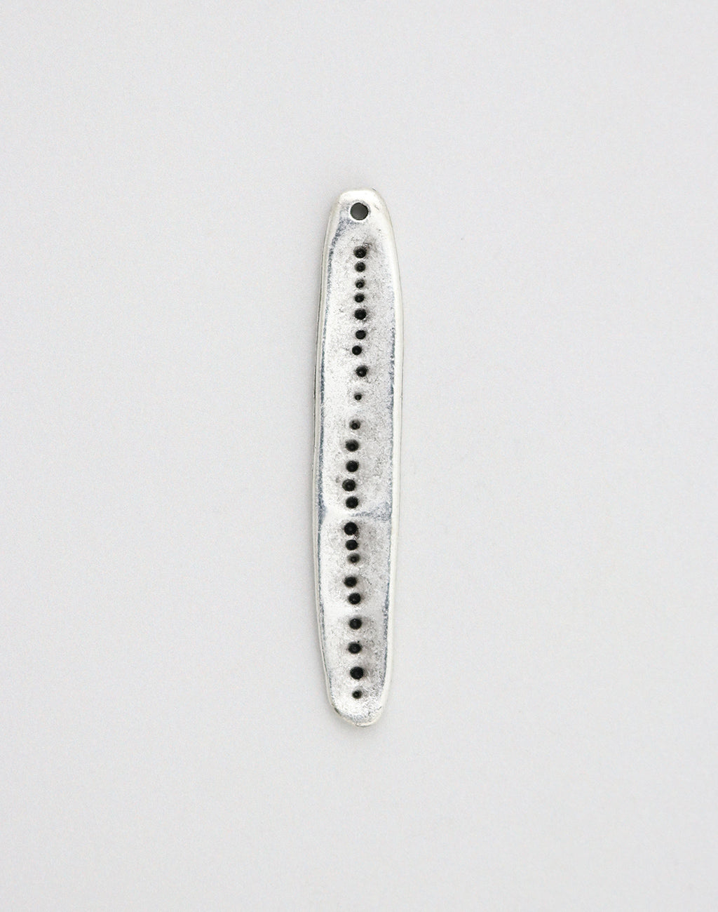 PT177-070 silver pendant with black dot details