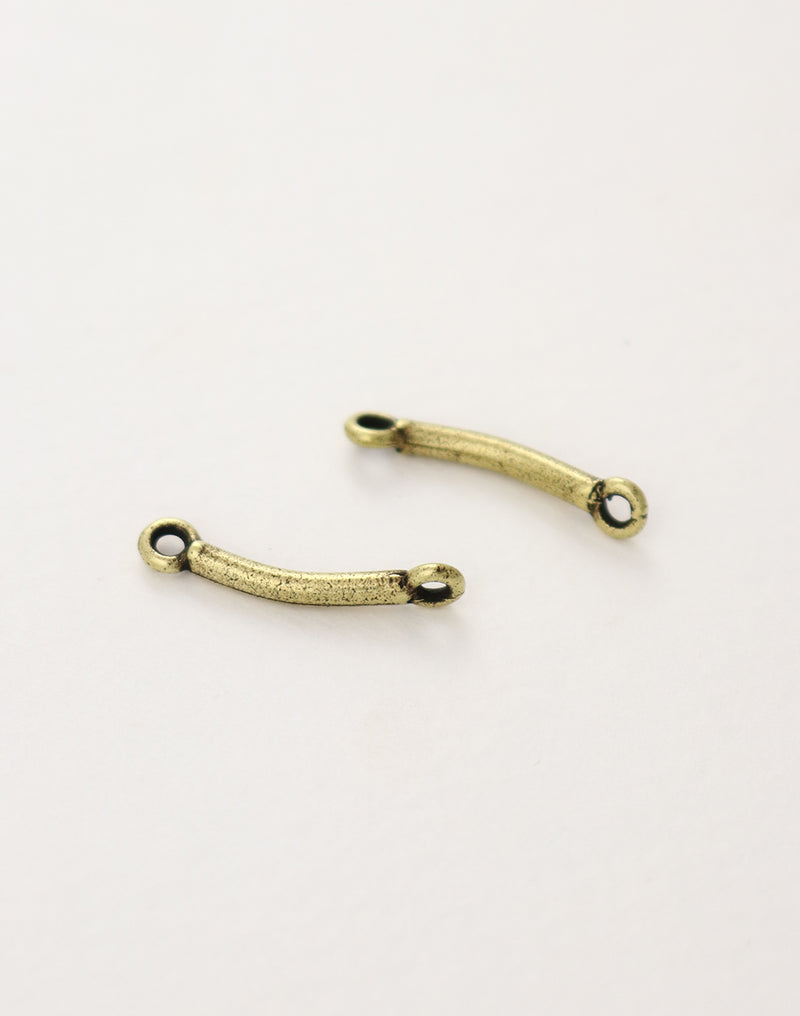 Curved Bar, 21x4mm, (2pcs)