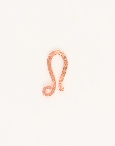 Hammered Hook, 27x12mm, (1pc)