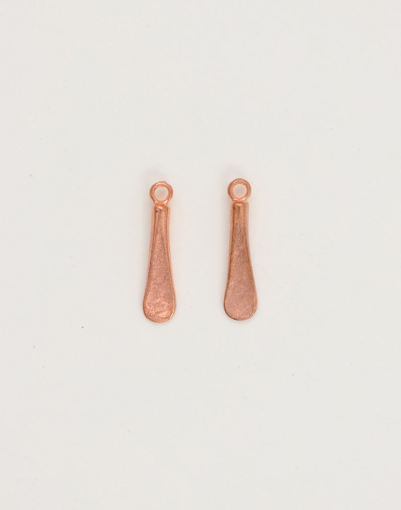 Paddle Charms, 24x6mm, (2pcs)