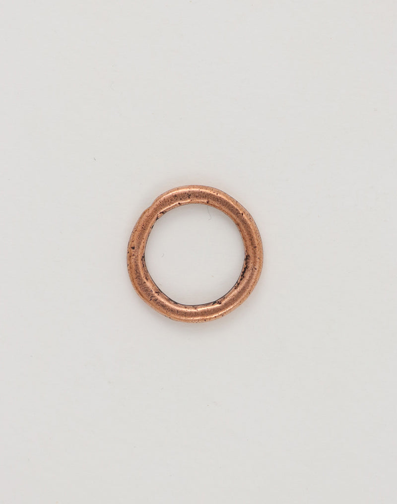 Heavy Hammered Ring, 23mm, (1pc)
