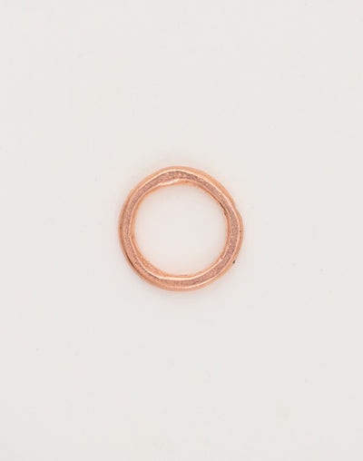 Heavy Hammered Ring, 23mm, (1pc)