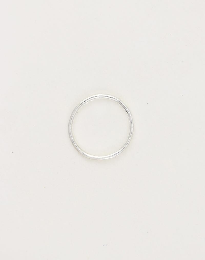 Hammered Ring, 21mm, (1pc)