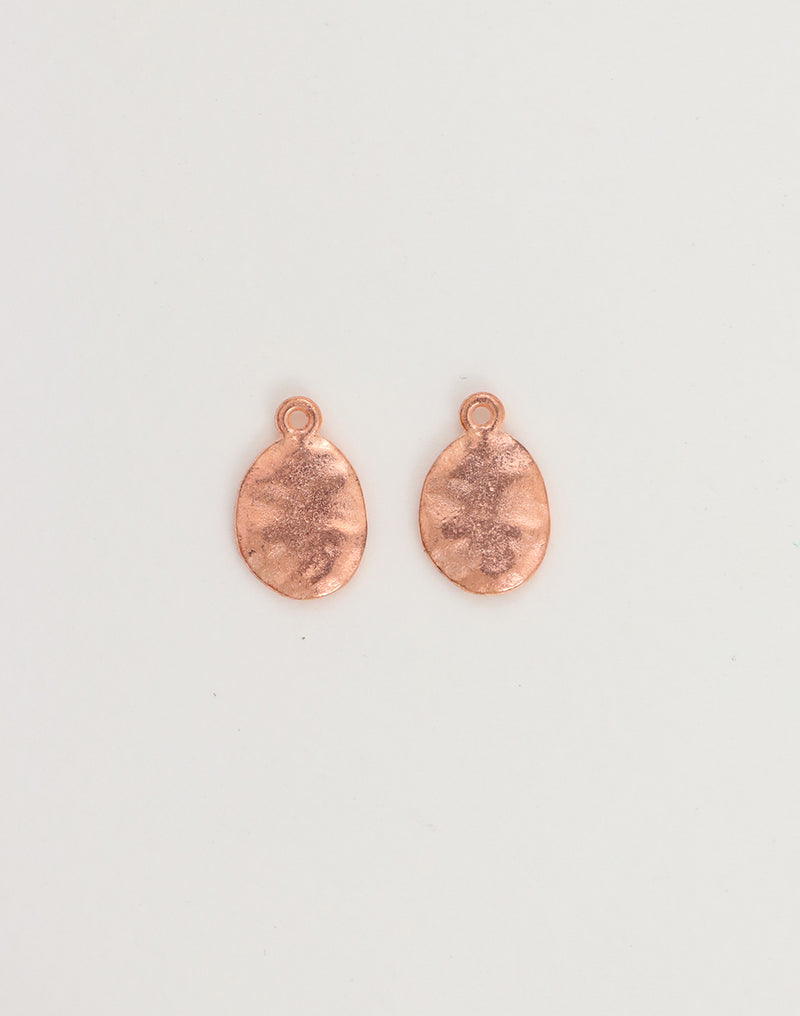PT218-180 Back Copper teardrop pendants