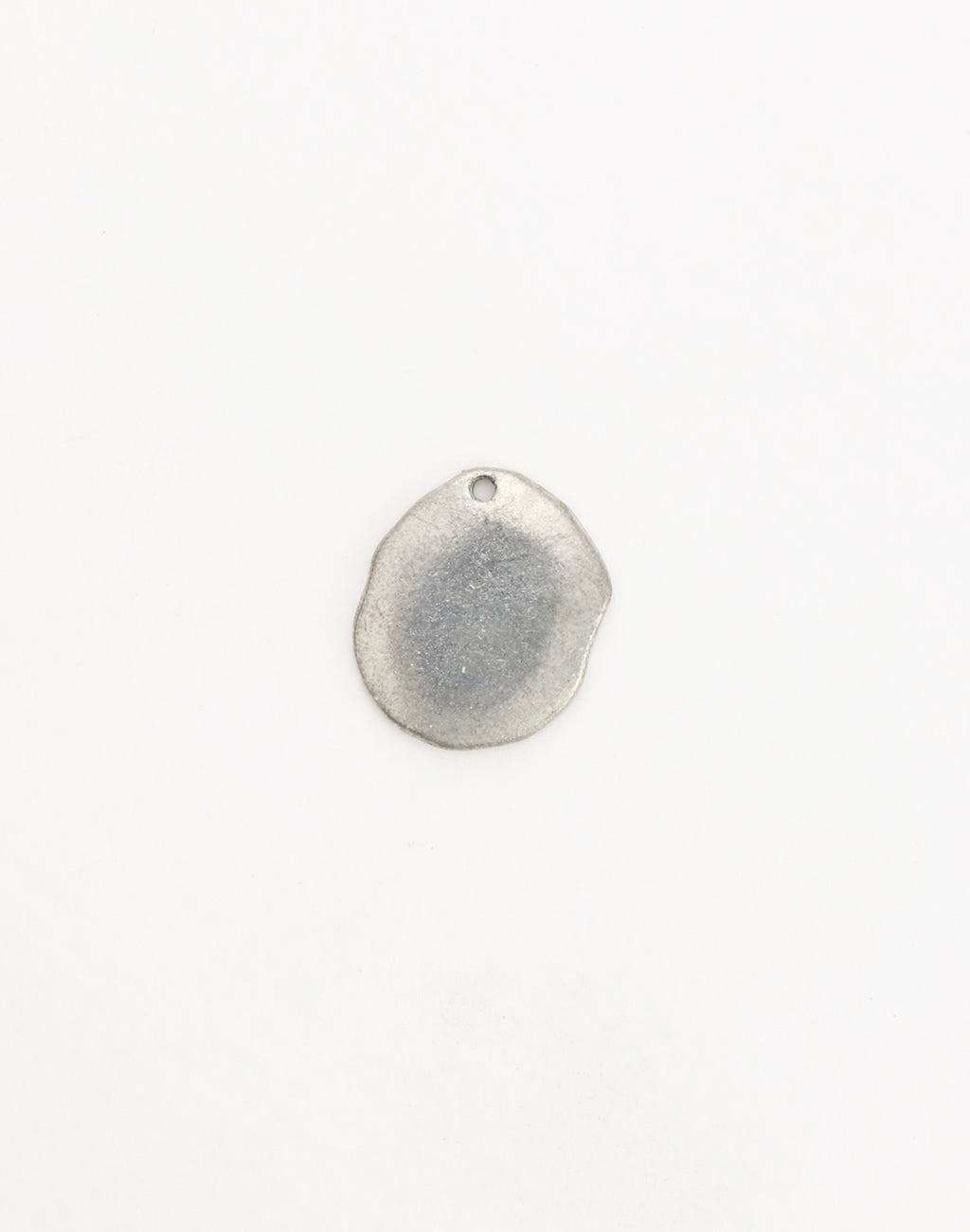 Silver pendant back view