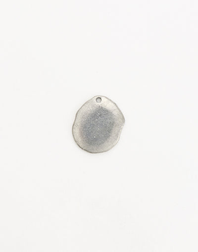 Silver pendant back view