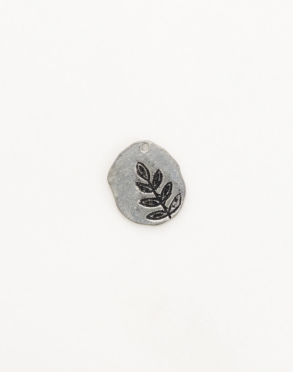Impressed Fern, 19x17mm, (1pc)