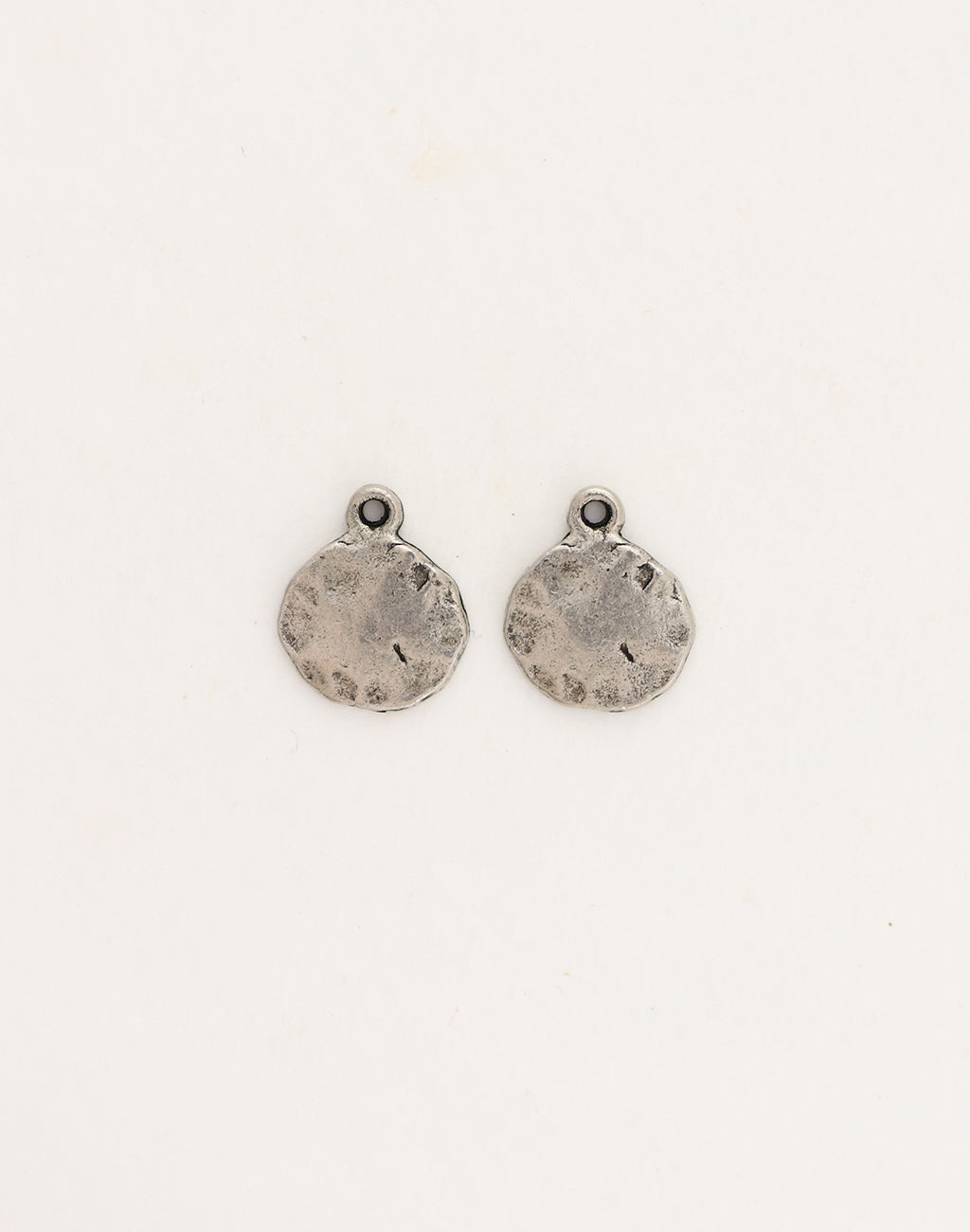 Hammered Circle, 14mm, (2pcs)