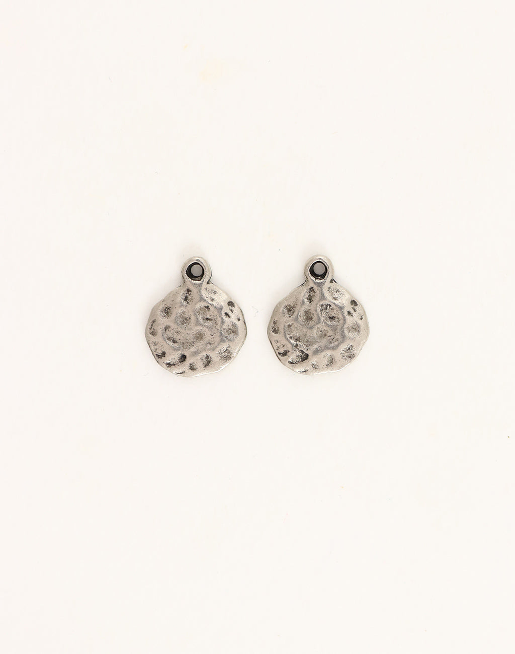 Hammered Circle, 14mm, (2pcs)