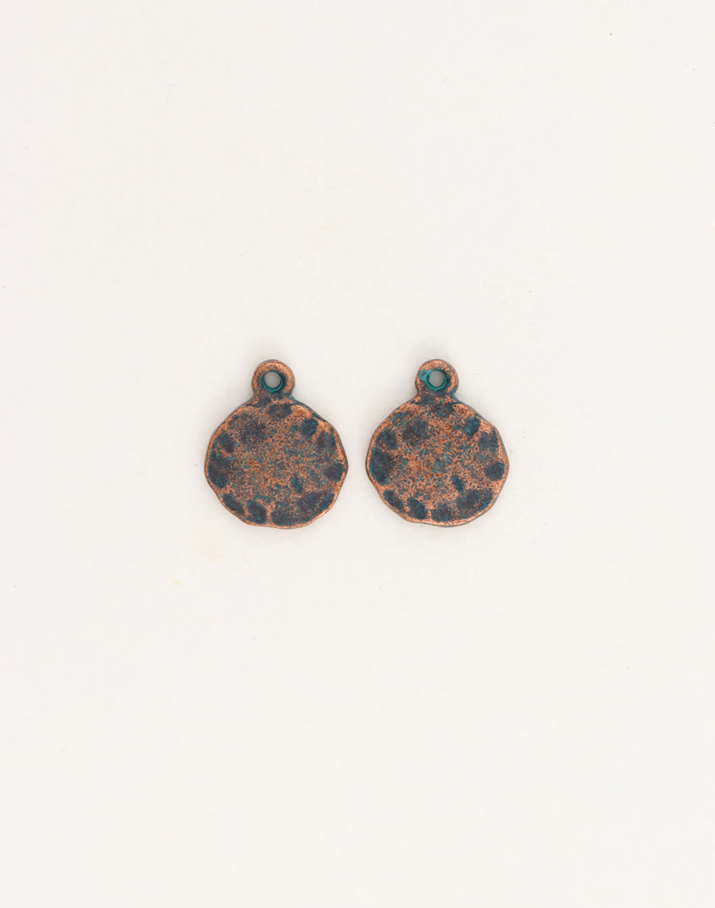 Hammered Circle, 14mm, (2pcs)