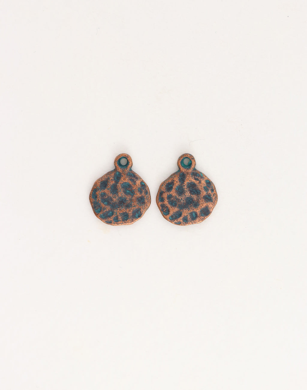 Hammered Circle, 14mm, (2pcs)