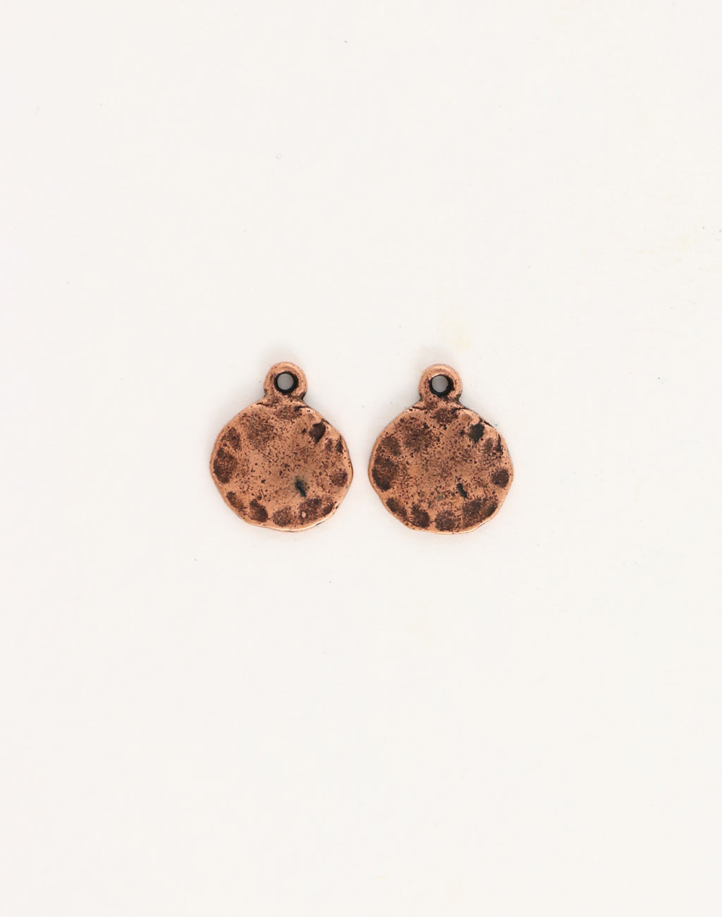 PT234-170 Textured Copper Coin Charms (Back)
