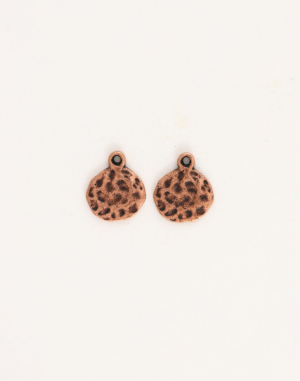 Hammered Circle, 14mm, (2pcs)