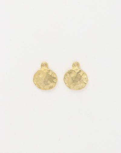 Hammered Circle, 14mm, (2pcs)