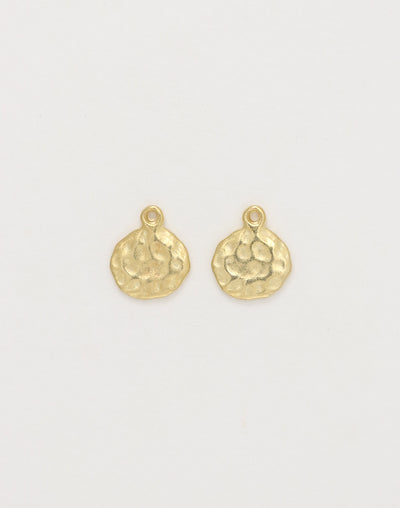 Hammered Circle, 14mm, (2pcs)