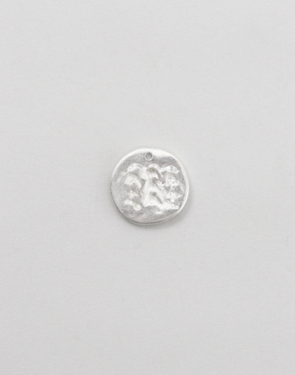 PT372-040 Silver Coin Pendant