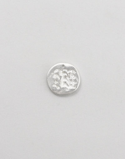 PT372-040 Silver Coin Pendant