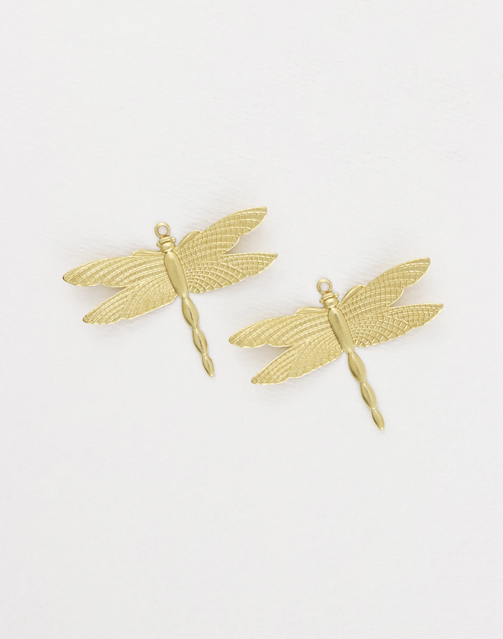 Patterned Wing Dragonfly, 28x36mm, (2pcs)