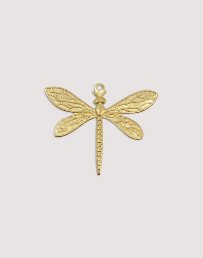 PV310 Gold Dragonfly Pendant