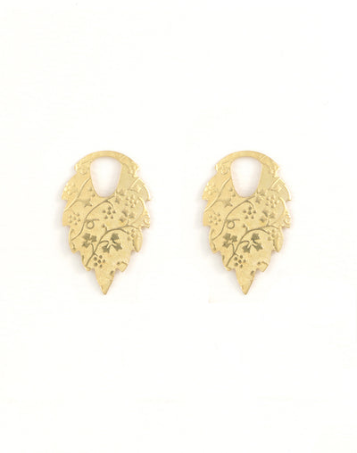 Patterned Leaf, 35x22mm, (2pcs)