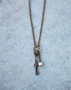 Pearl Key Necklace Interchangeable Set