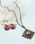 Fine Revelation Necklace & Earrings Interchangeable Set