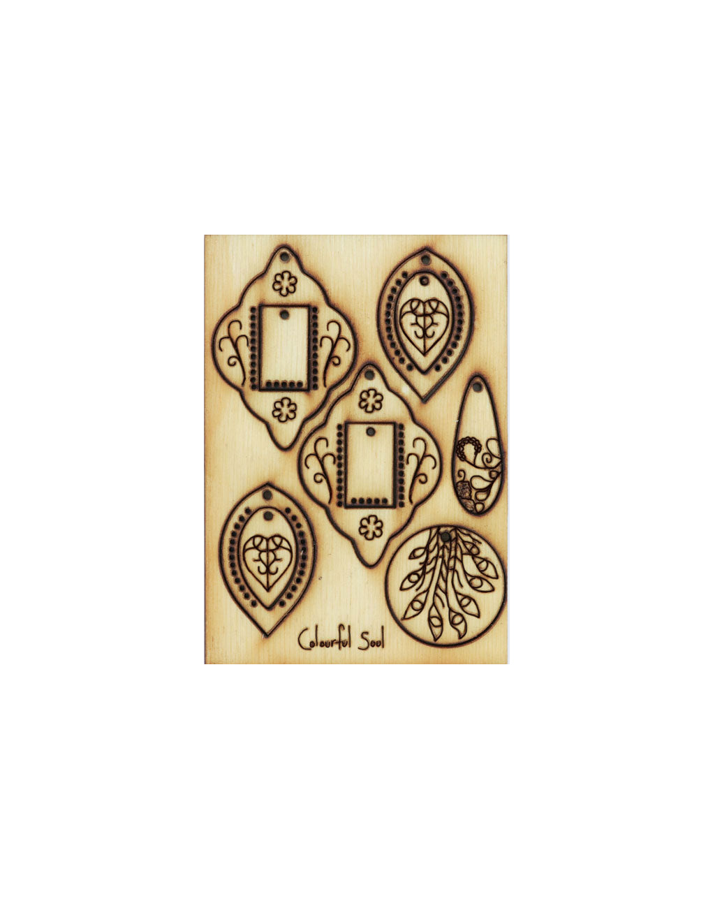 SBP4 wooden cutout ornaments
