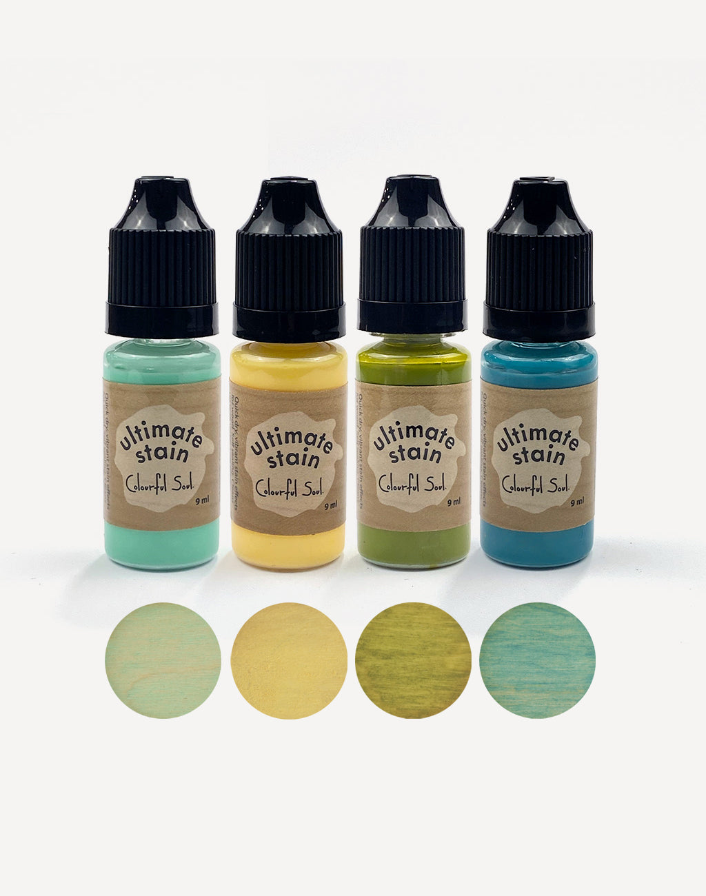 Four Ultimate Stain Colors with Swatches
