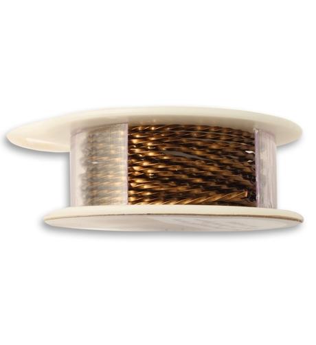 Vintaj Natural Brass Twisted Wire, 18 GA, (8 ft)
