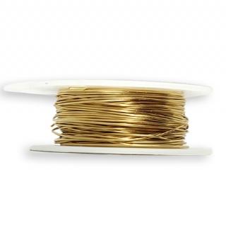Solid Brass Wire, 22 GA, (60 ft)