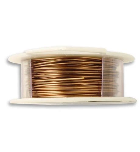 Natural Brass Colored Wire, 20ga, (45ft)