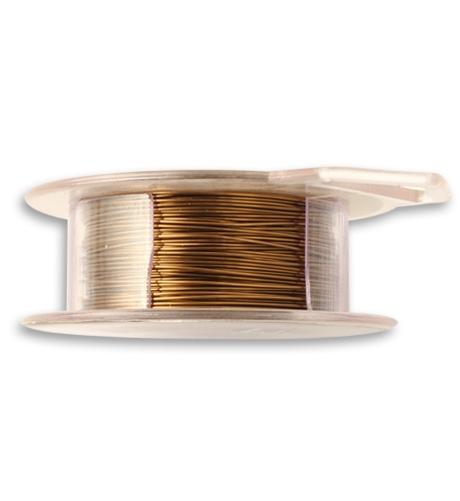 Natural Brass Wire, 24 GA, (90 ft)