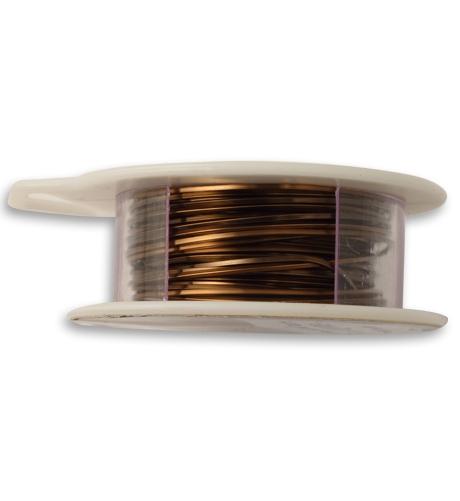 Natural Brass Wire, Square, 21 GA